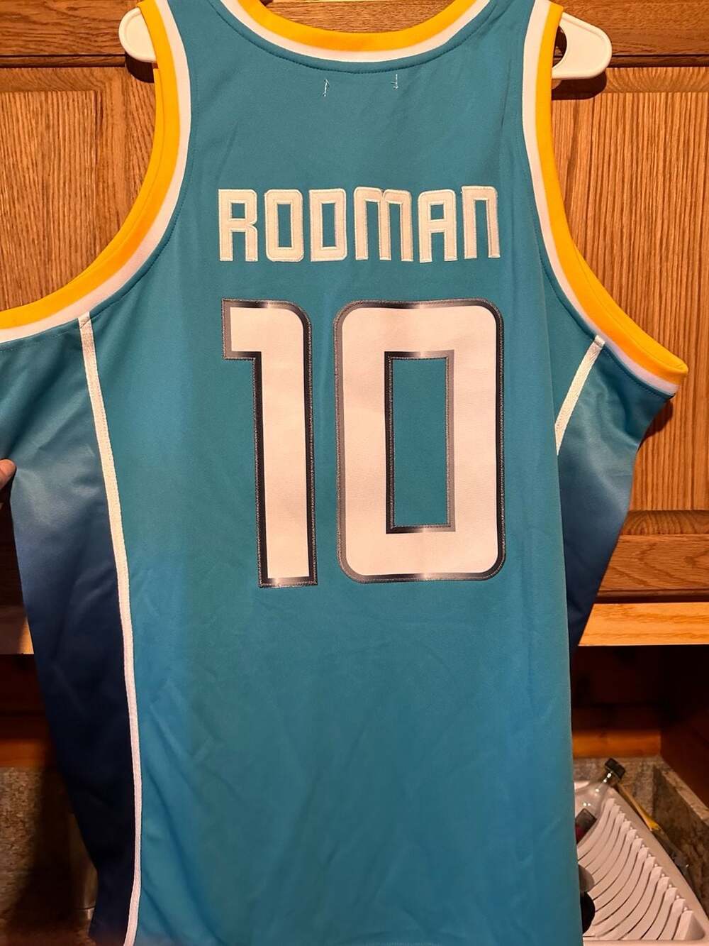 Headgear Classics Dennis Rodman 'Sovich' #10 Throwback Basketball Jersey